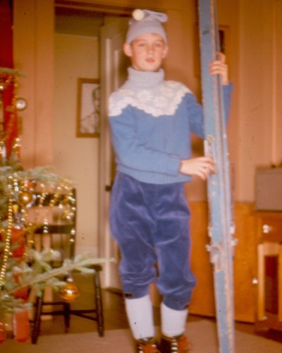 Christmas 1962, ready for the slopes!